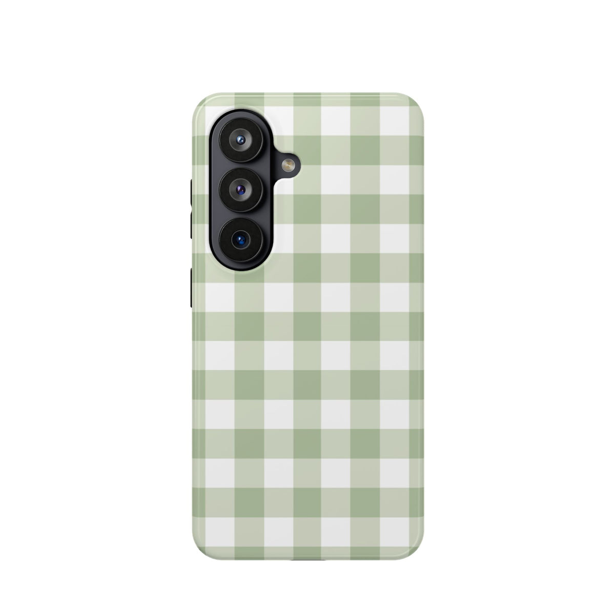 Green Gingham Samsung Case