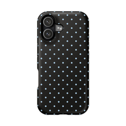 Blue Velvet Mini Dots iPhone Case