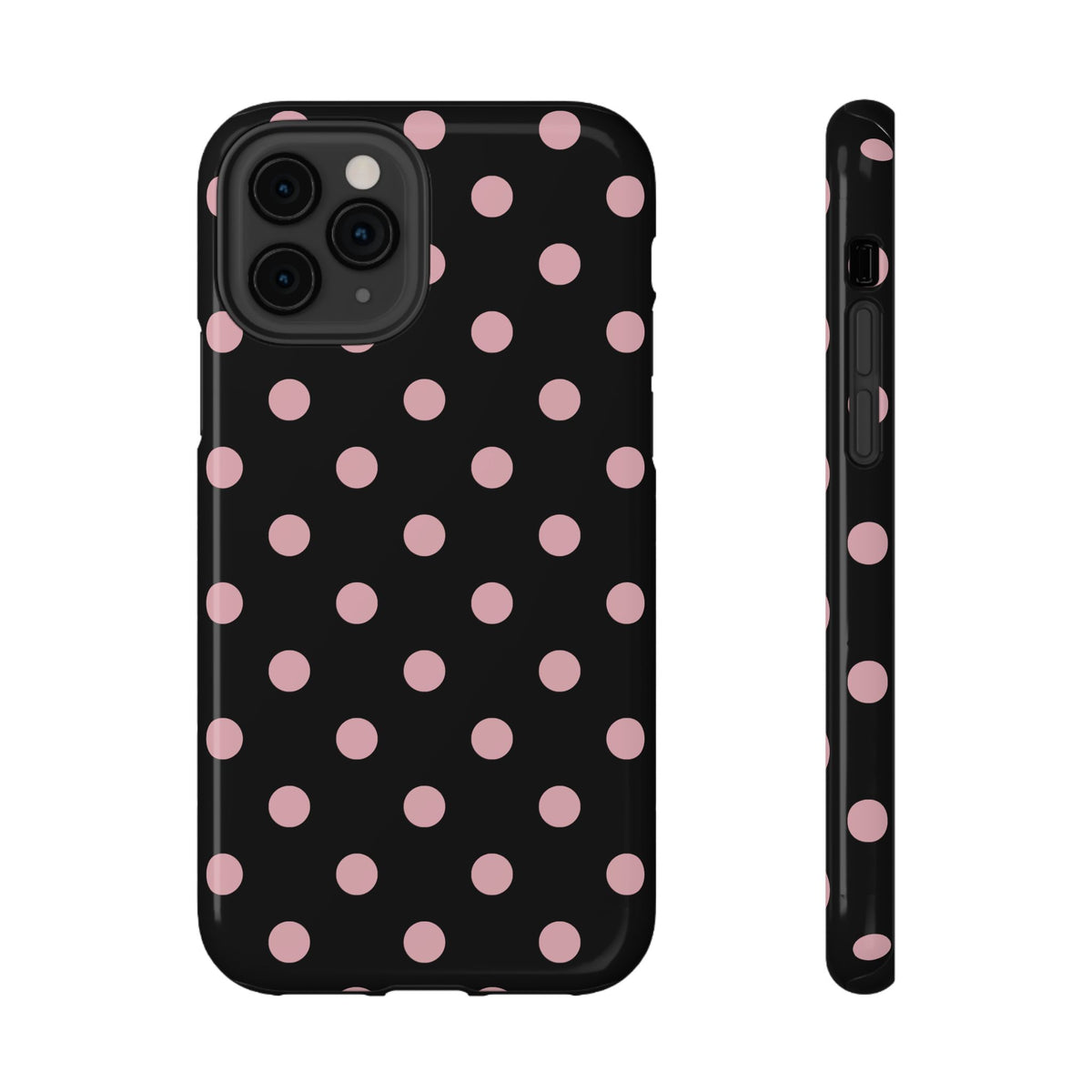 Sweet Midnight Polka Dots iPhone Case