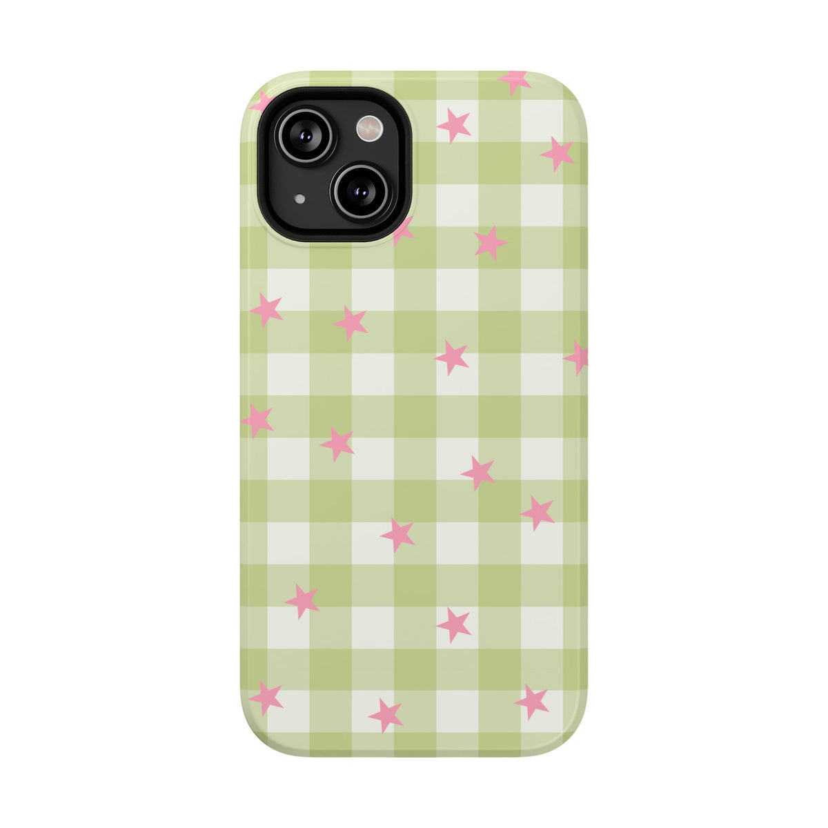 Lucky Star Gingham iPhone Case