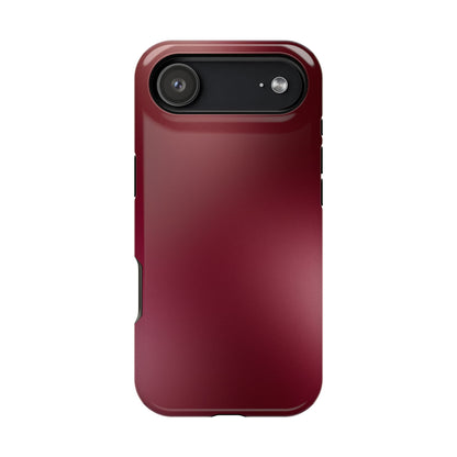 Burgundy Aura iPhone Case