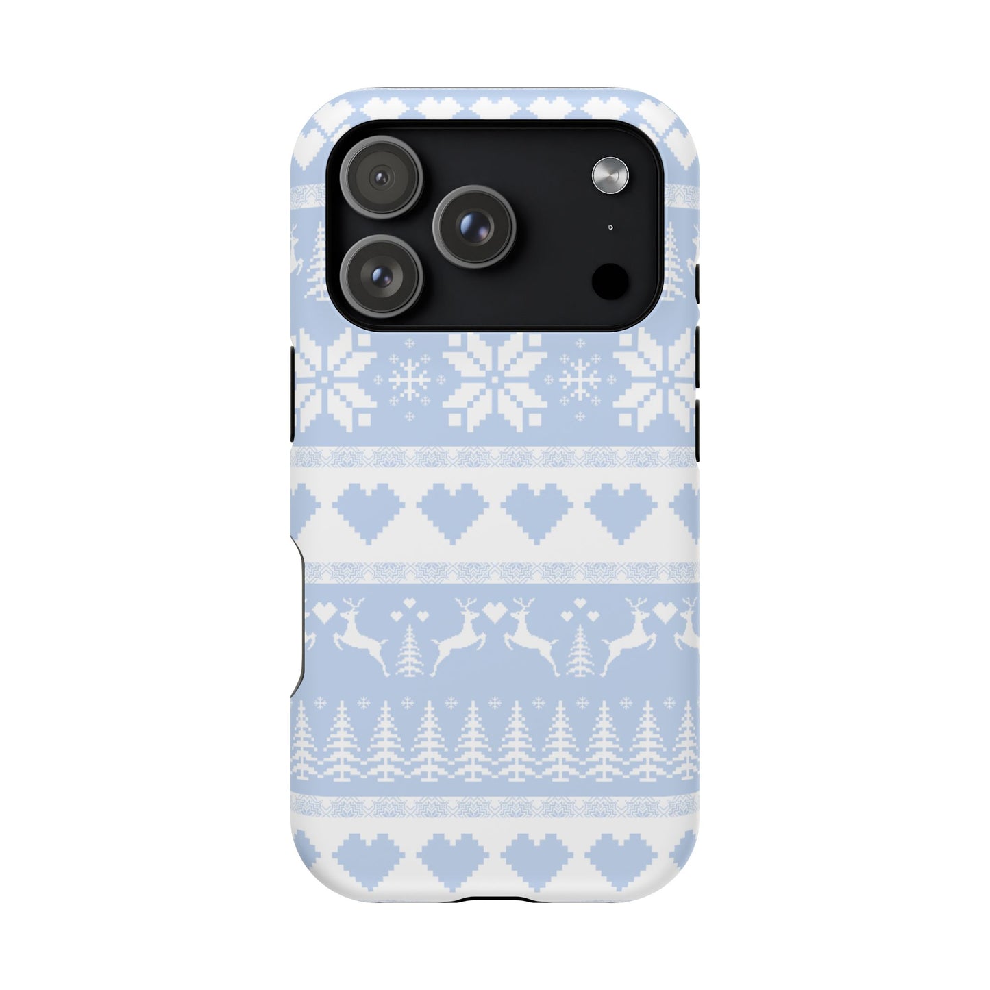 Blue Christmas Sweater iPhone Case