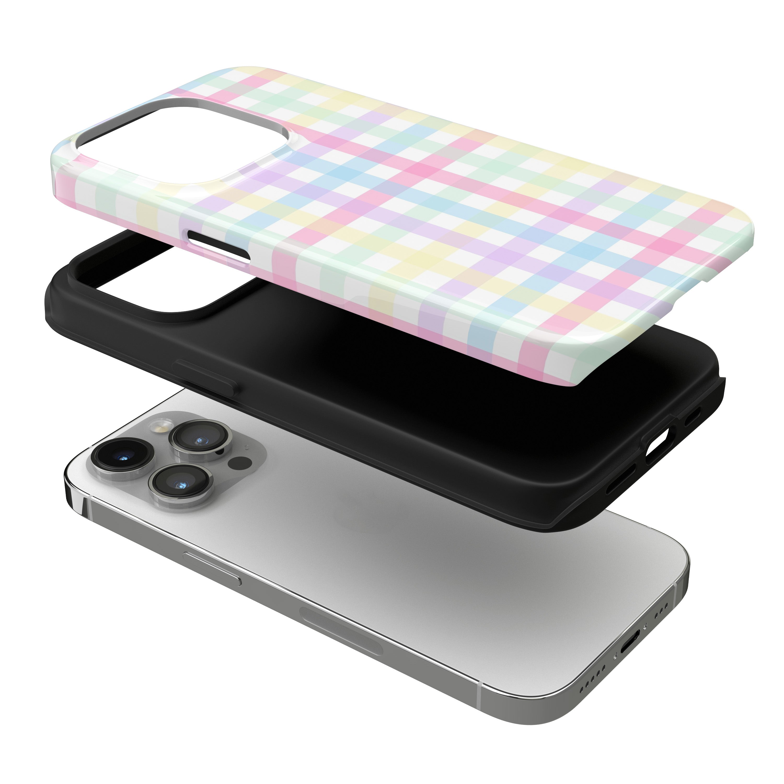 Candy Gingham iPhone Case