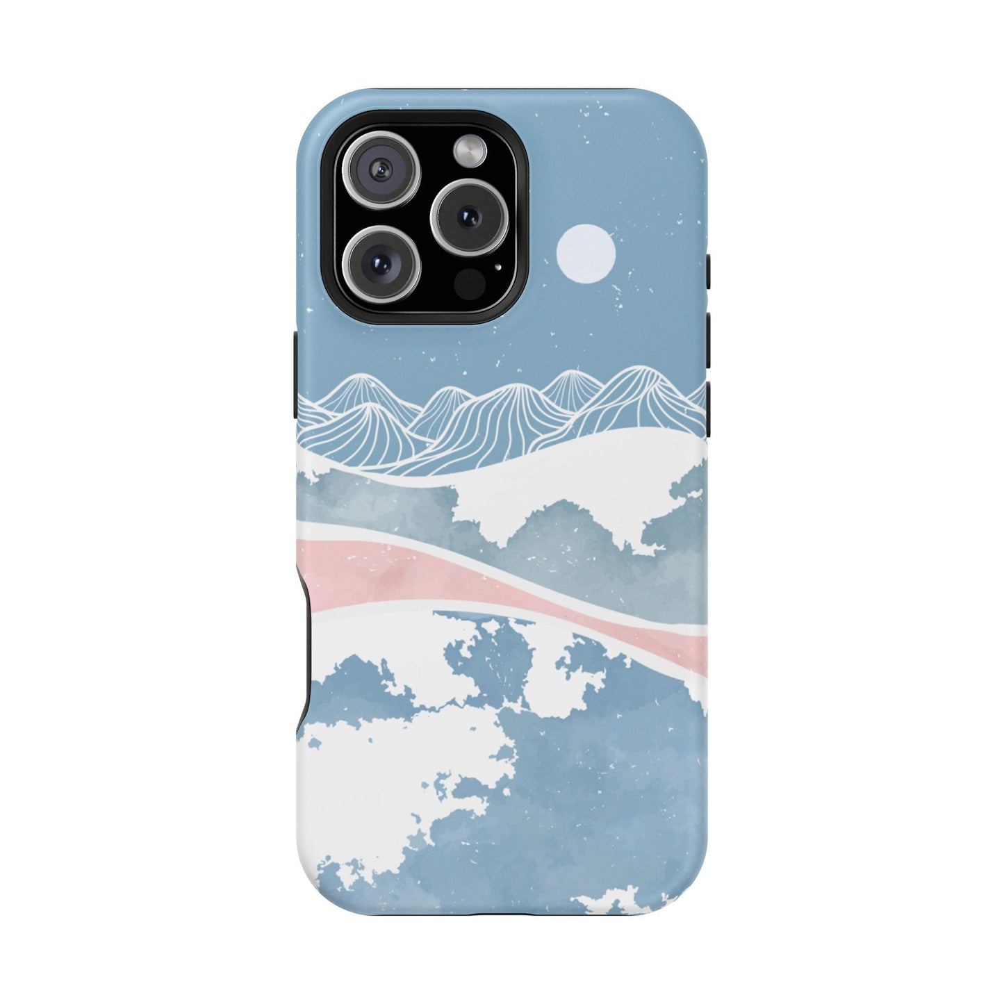 Blue Winter Night iPhone Case