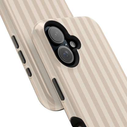 Beige Stripes iPhone Case