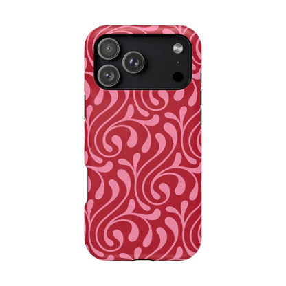 Cherry Paisley iPhone Case