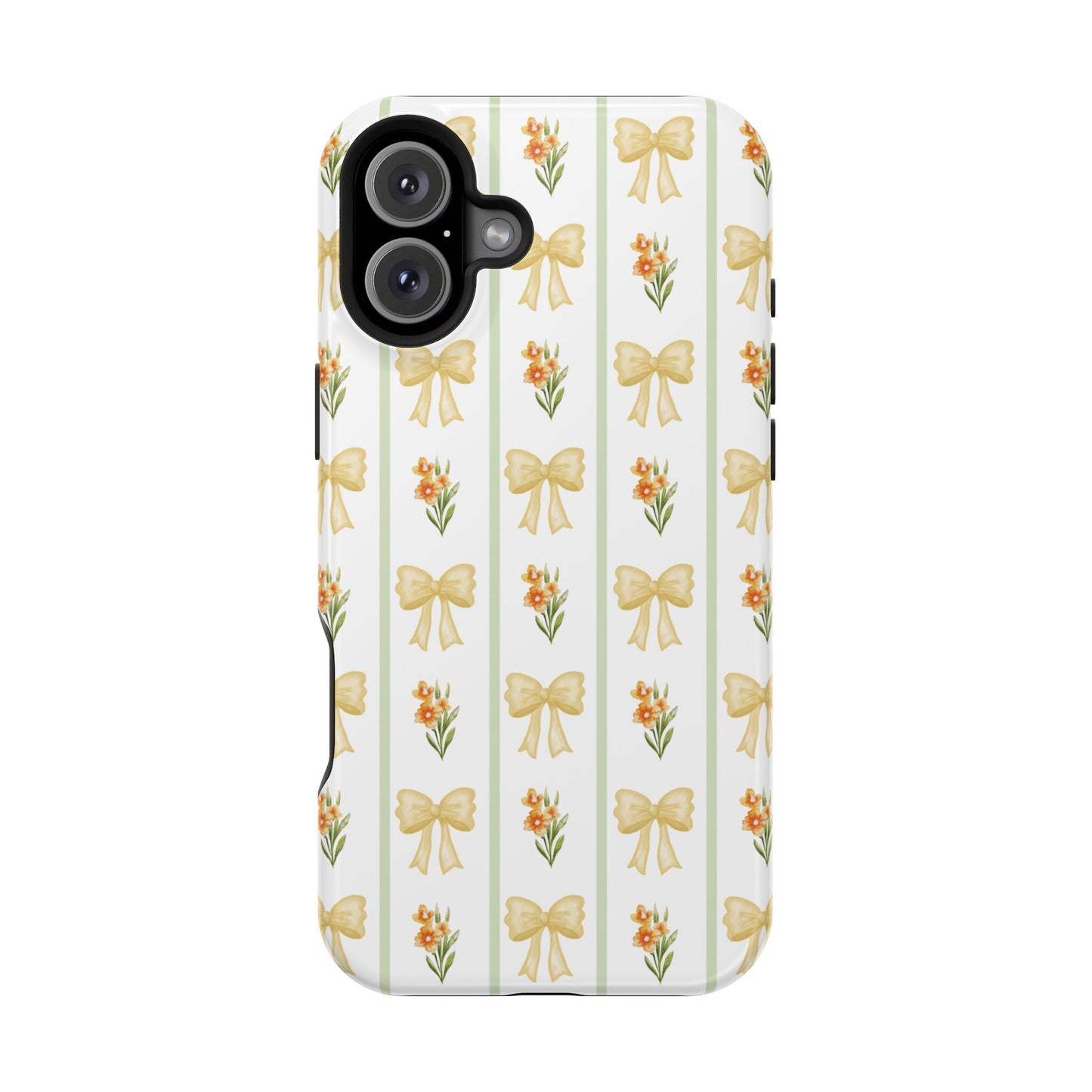 Yellow Bows iPhone Case