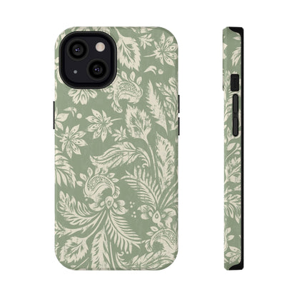 Sage Paisley iPhone Case