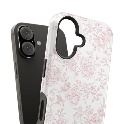 French Rosy Toile iPhone Case