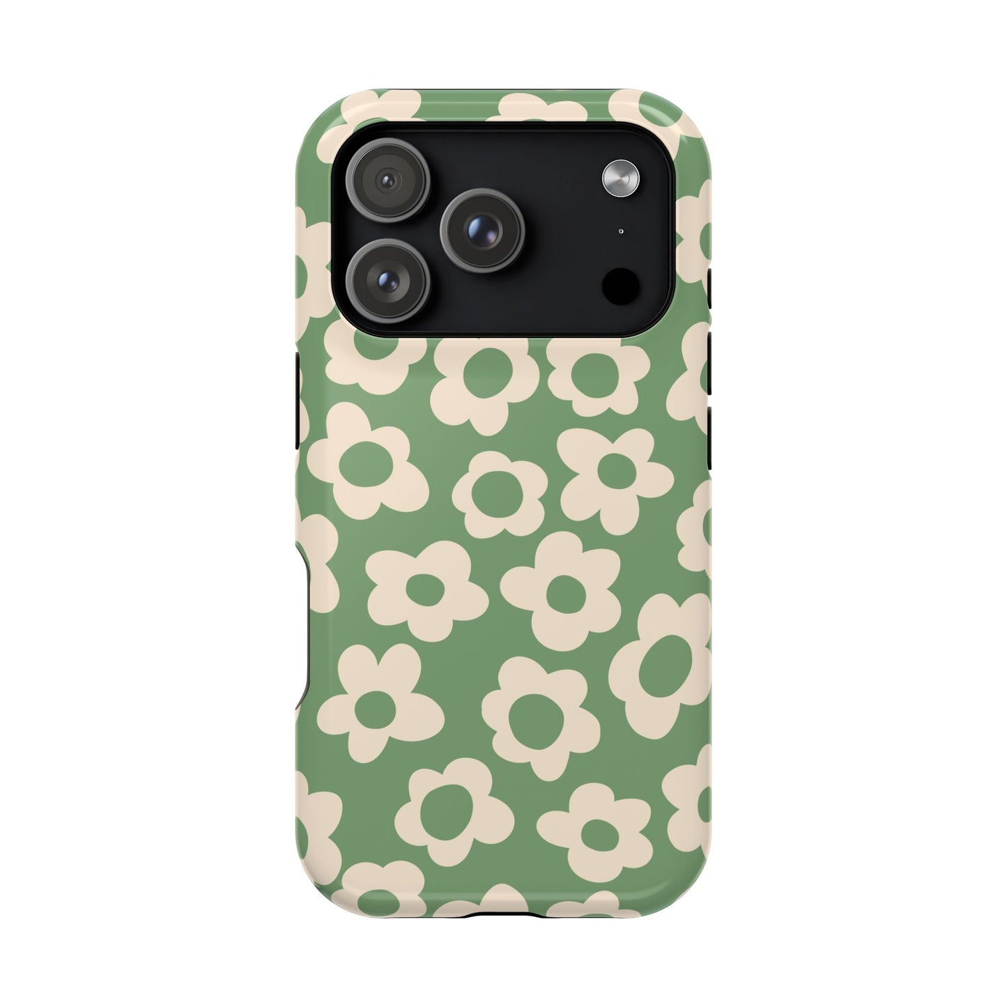 Green Las Flores iPhone Case