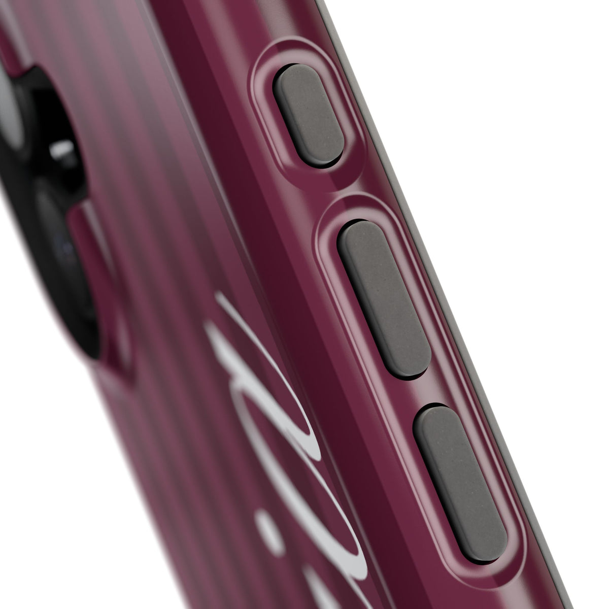 Custom Plum Stripes iPhone Case