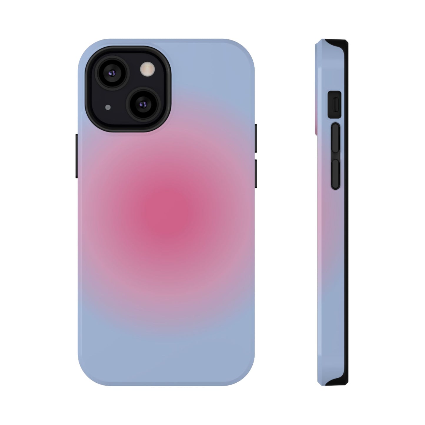 Pink & Blue Aura iPhone Case