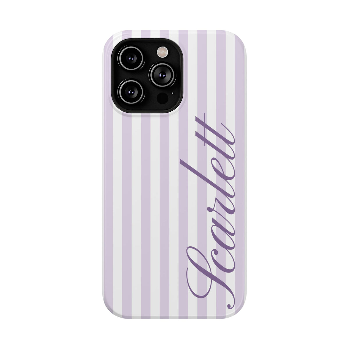 Personalized Lilac Beau iPhone Case
