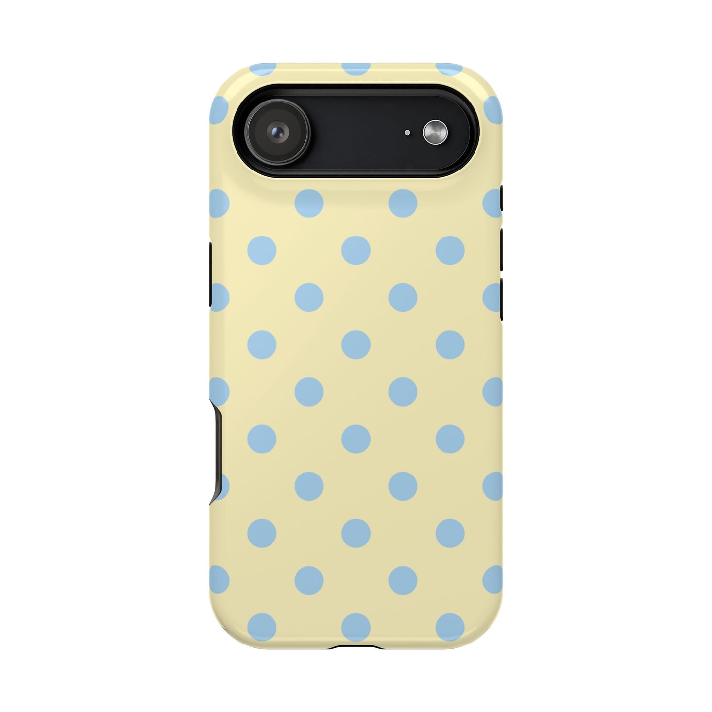 Lemon Sky Polka Dots iPhone Case