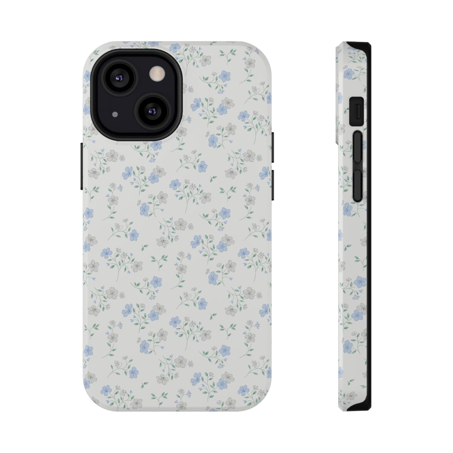 Blue Floral Ditsy iPhone Case