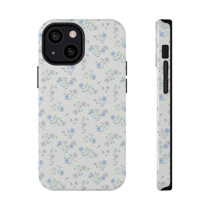 Blue Floral Ditsy iPhone Case