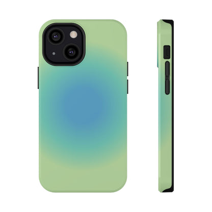 Blue & Green Aura iPhone Case