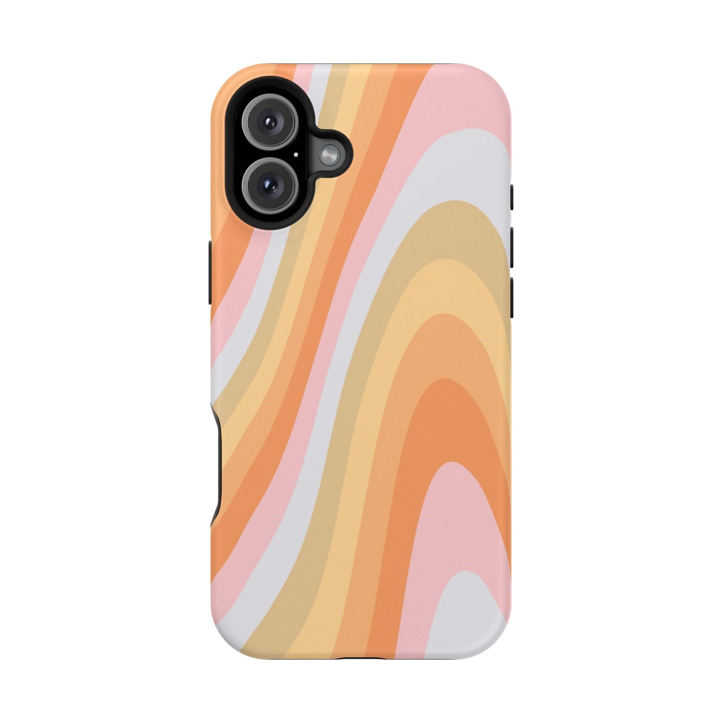 Rainbow Waves iPhone Case