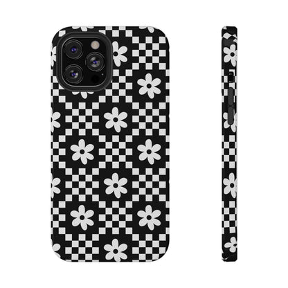 Checkerboard Daisy iPhone Case from Stella Cases