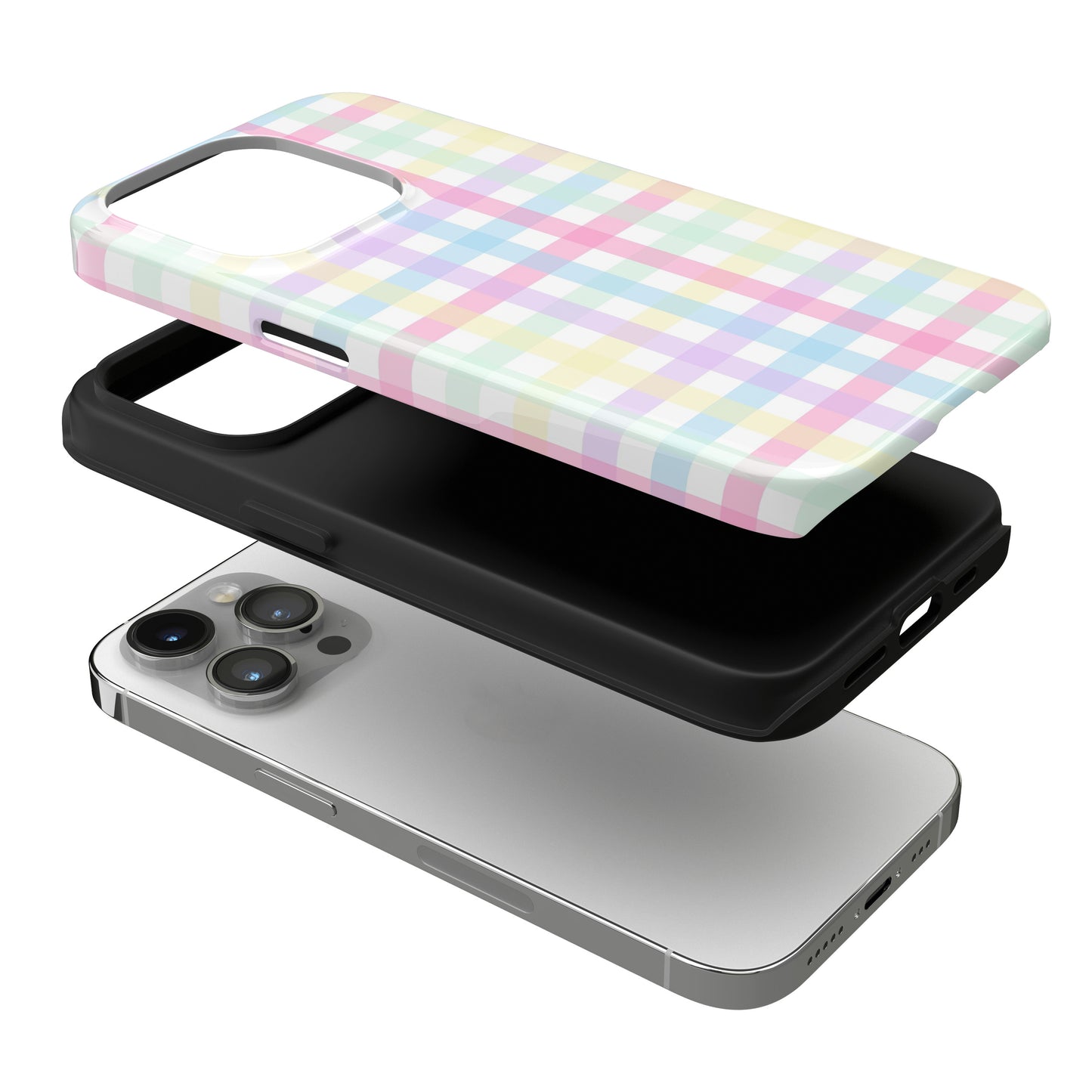 Candy Gingham iPhone Case