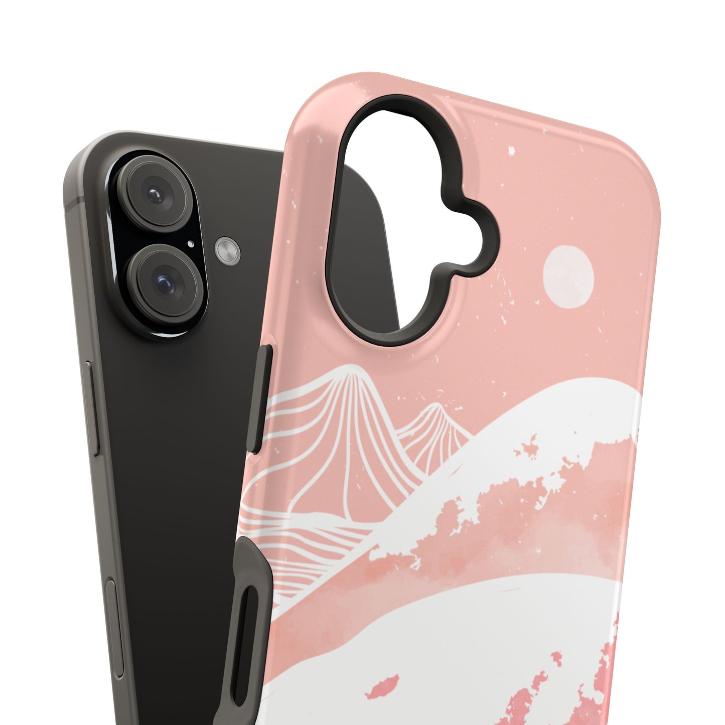 Pink Winter Night iPhone Case