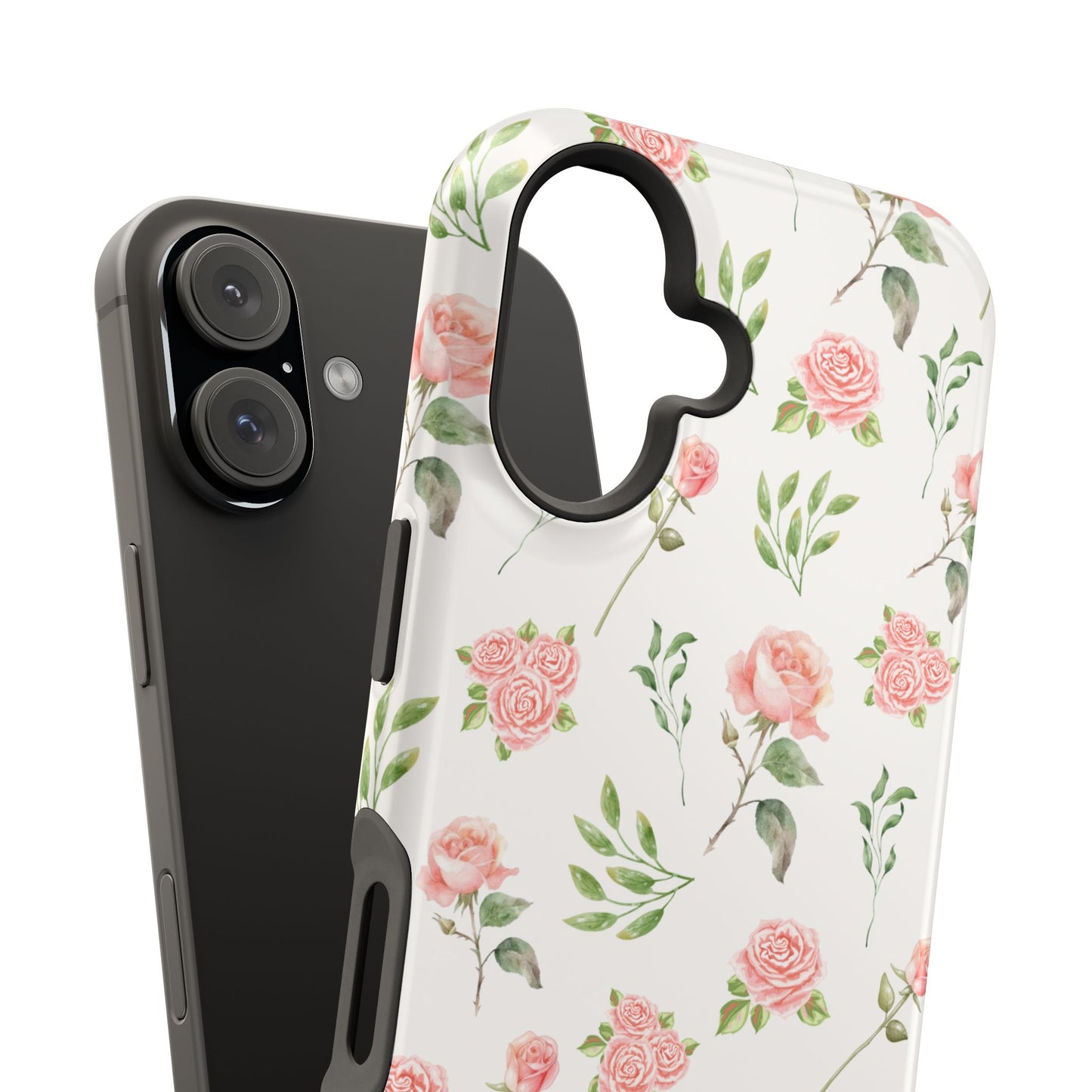 Pink Vintage Roses iPhone Case
