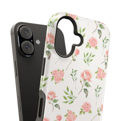 Pink Vintage Roses iPhone Case
