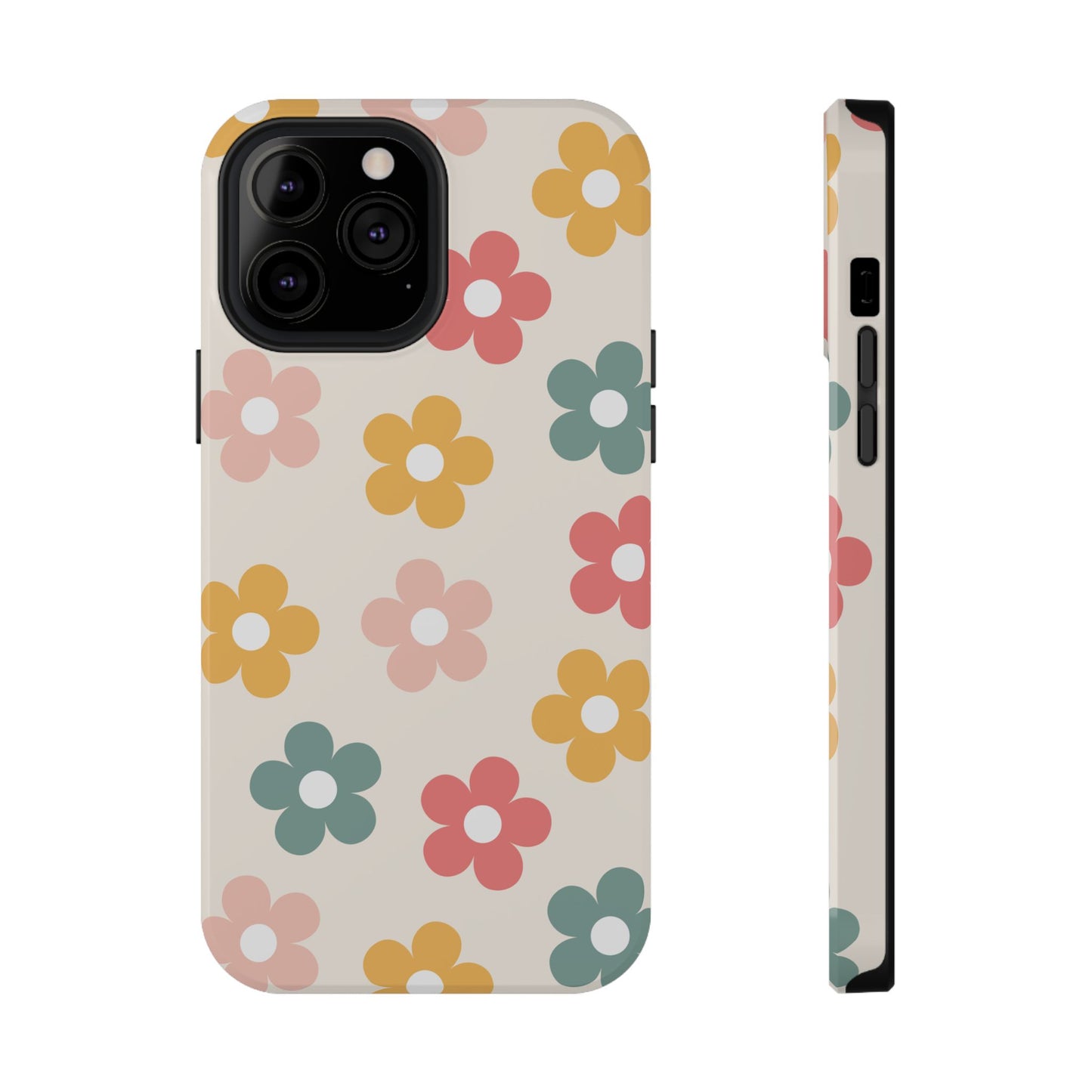 Boho Retro Flowers iPhone Case