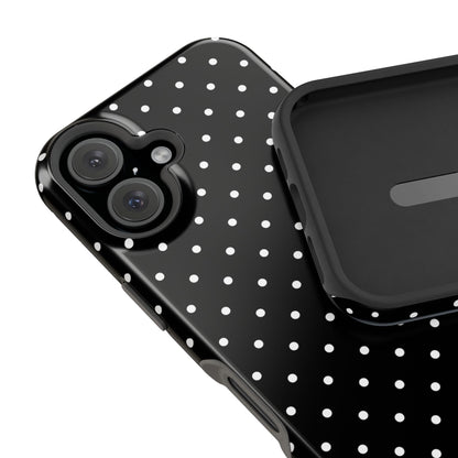 White Mini Dots iPhone Case