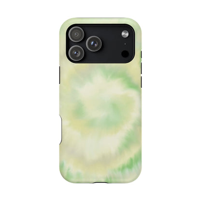 Lime Tie Dye iPhone Case