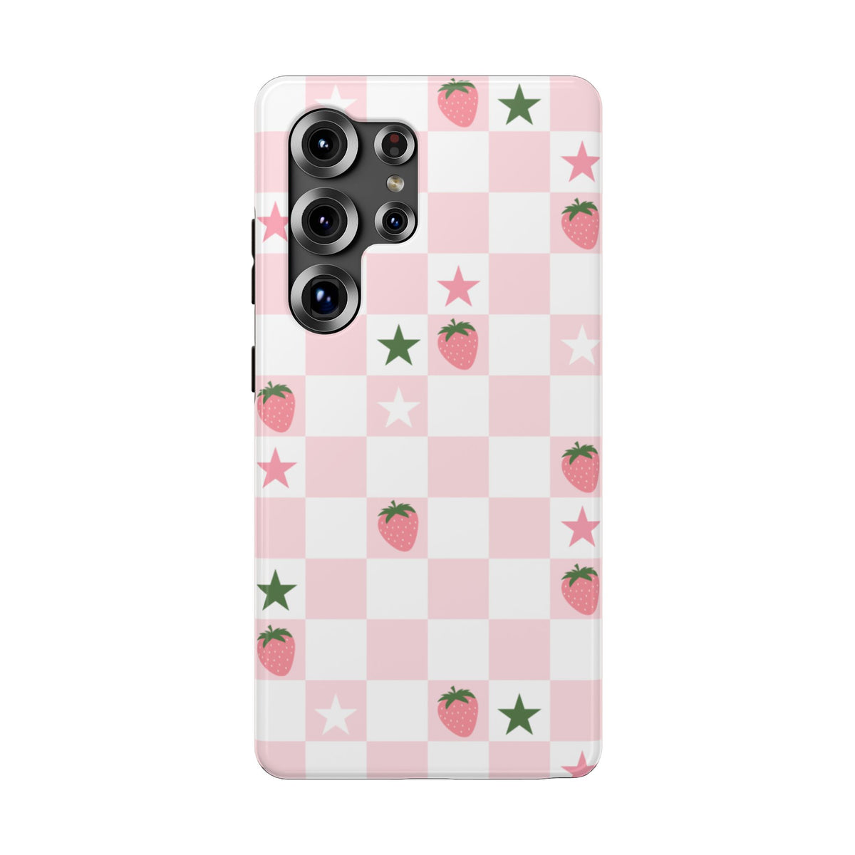 Strawberry Check Samsung Case