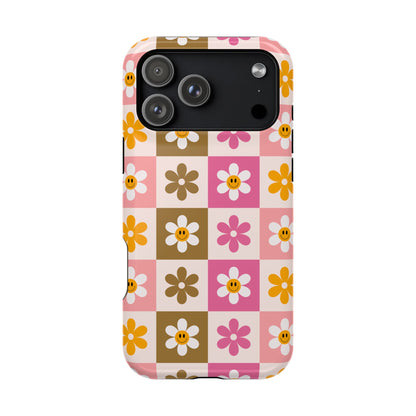 Smiley Flowers iPhone Case