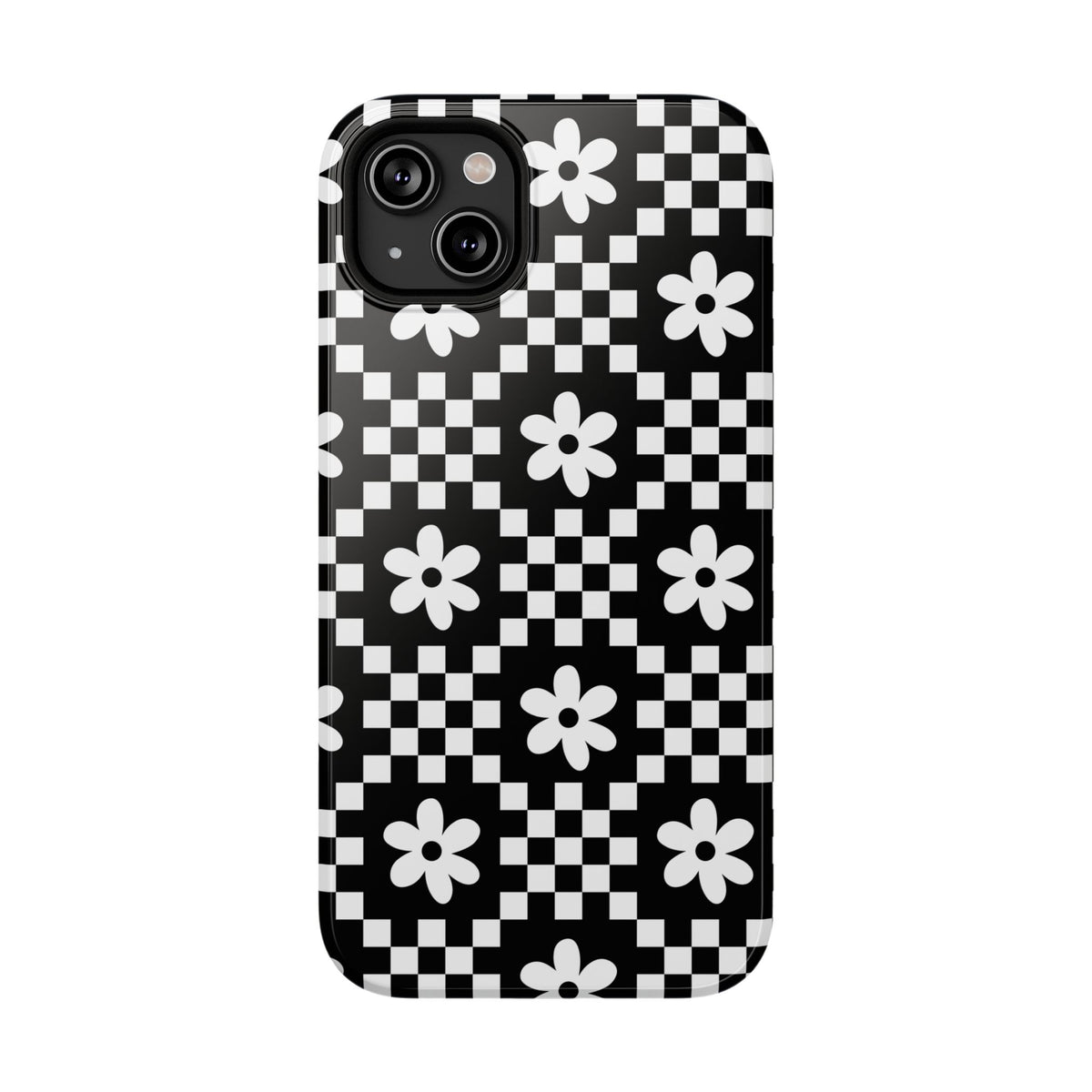 Checkerboard Daisy iPhone Case from Stella Cases