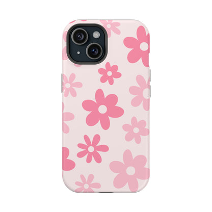 Pink Flower Power iPhone Case