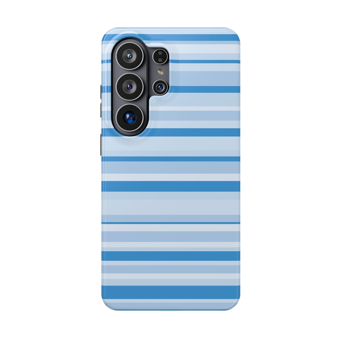 Blue Candy Stripes Samsung Case