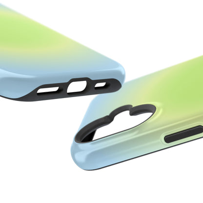Green & Blue Aura iPhone Case