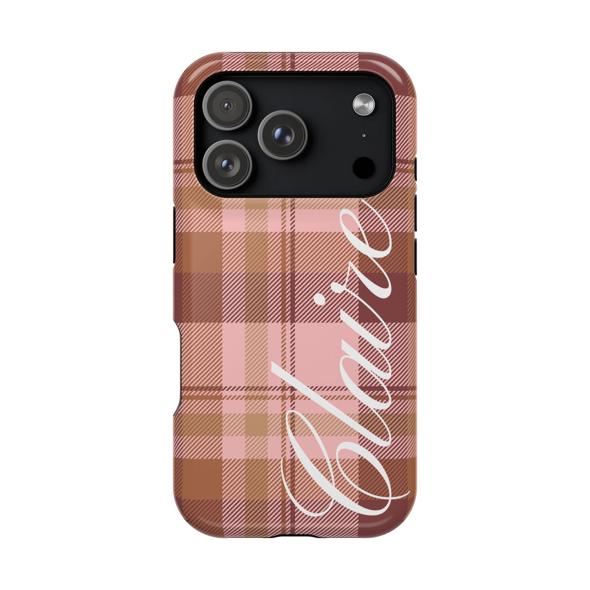 Custom Honey Plaid iPhone Case