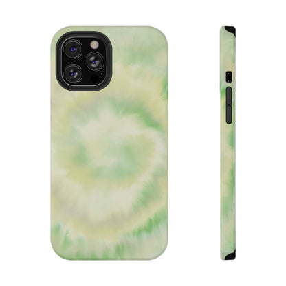Lime Tie Dye iPhone Case