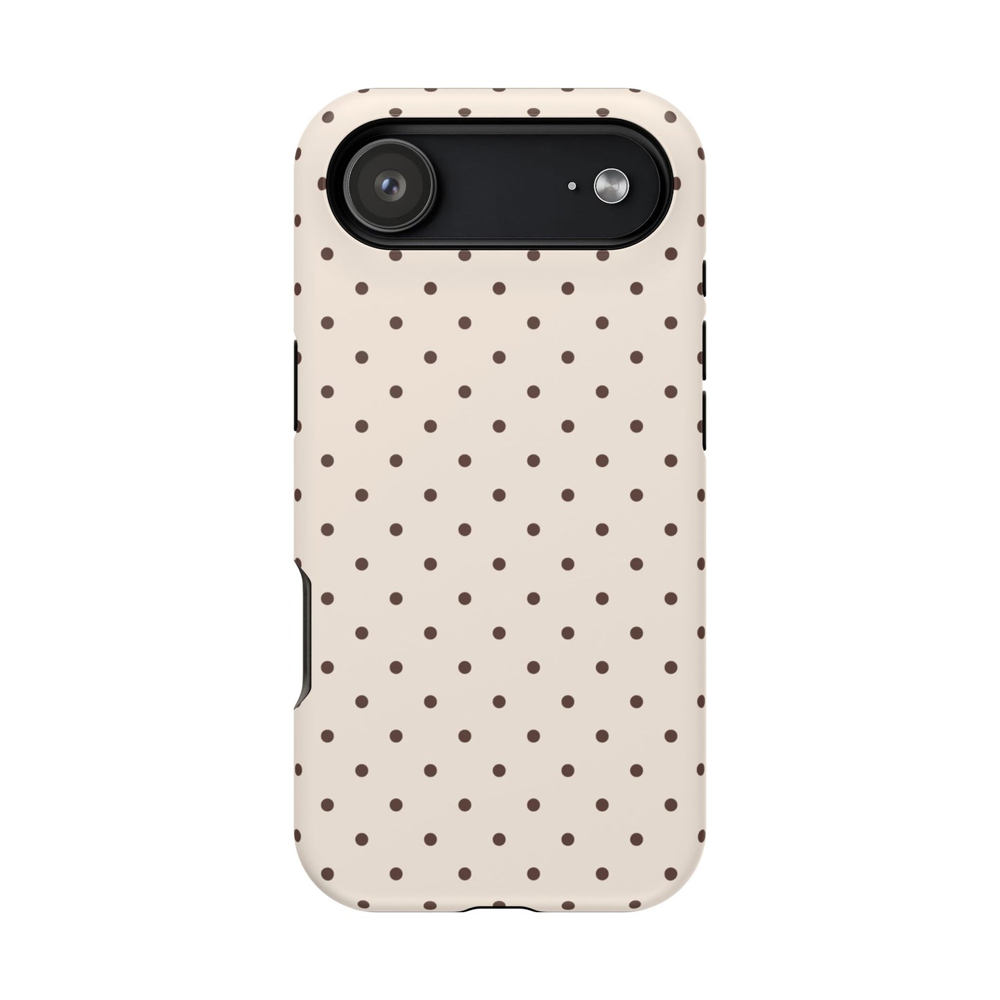Brown Mini Dots iPhone Case