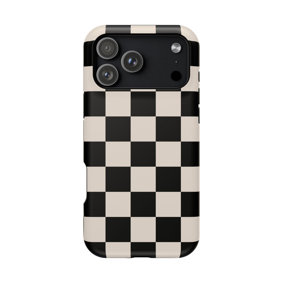 Espresso Checkered iPhone Case