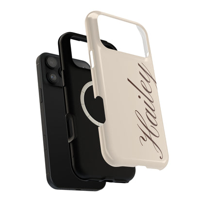 Custom Beige iPhone Case