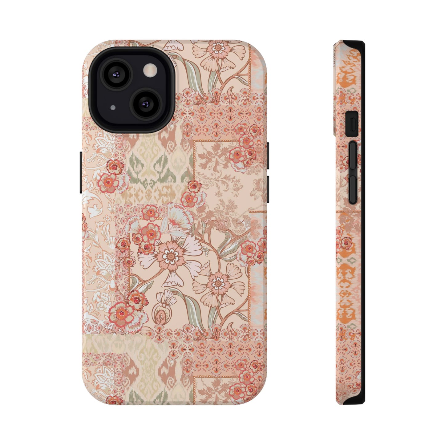 Peachy Paisley iPhone Case