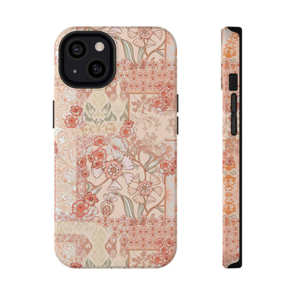 Peachy Paisley iPhone Case