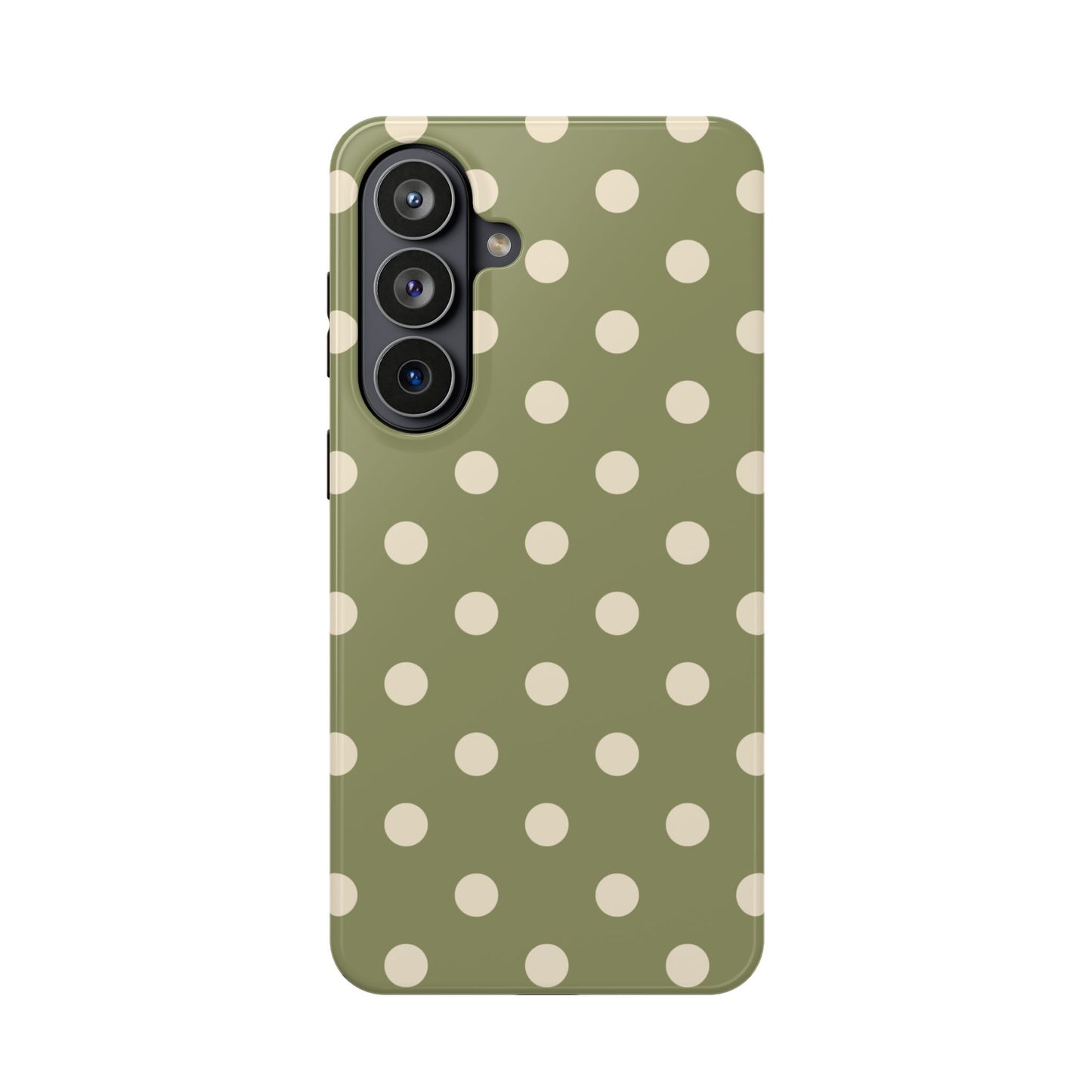 Green Polka Dots Samsung Case
