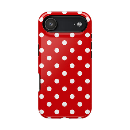 Red Polka Dots iPhone Case