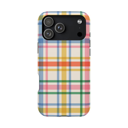 Retro Plaid iPhone Case