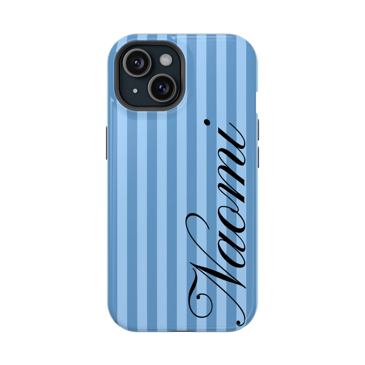 Personalized Seaside Stripes iPhone Case