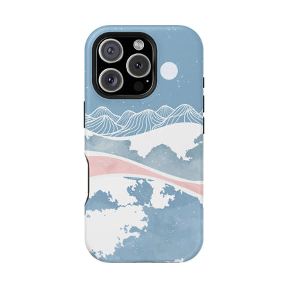 Blue Winter Night iPhone Case
