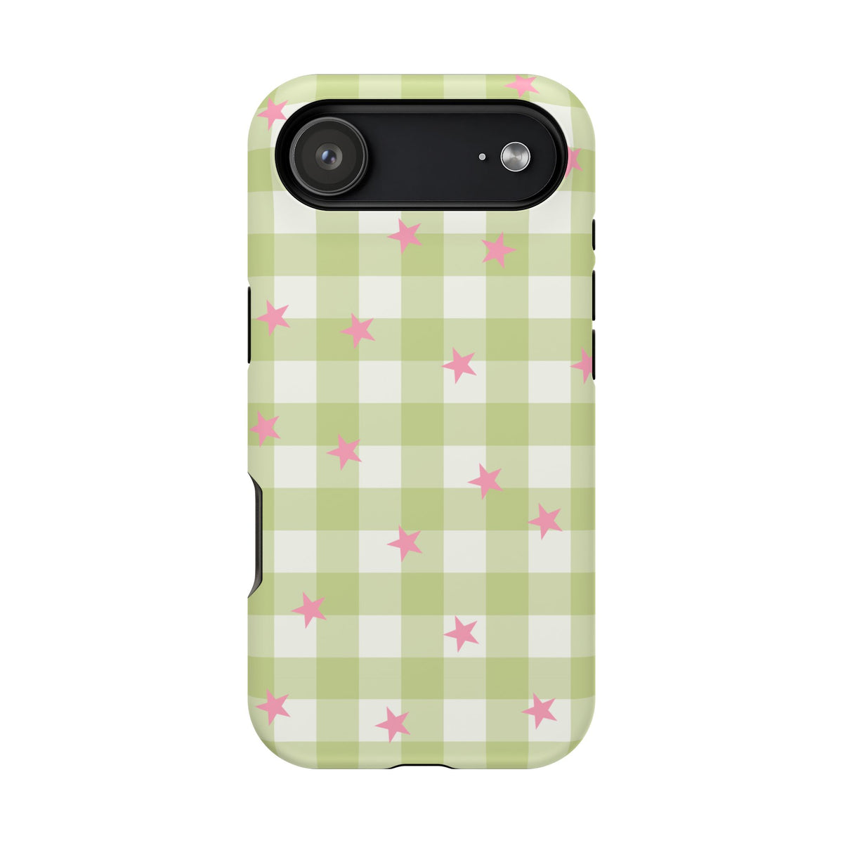 Lucky Star Gingham iPhone Case