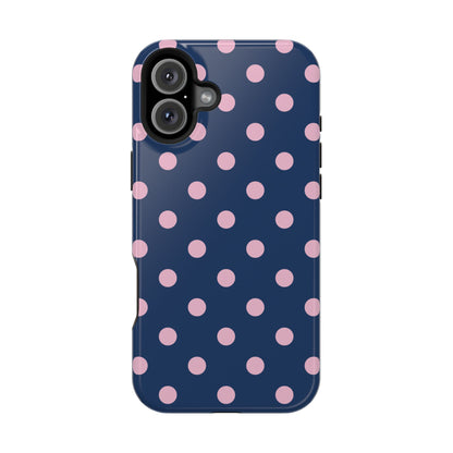 Periwinkle Polka Dots iPhone Case